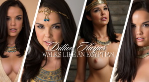 Dillion Harper Walks like an Egyptian