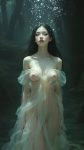 Ethereal Woman in a Mystical Forest